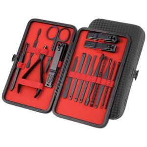 Set de manicure profesional acero 17pz