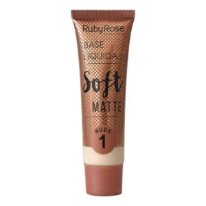 Base Líquida Soft Matte Ruby Rose | Cobertura alta y acabado natural
